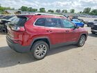 2021 Jeep Cherokee Latitude Lux Red vin: 1C4PJLMX2MD218136