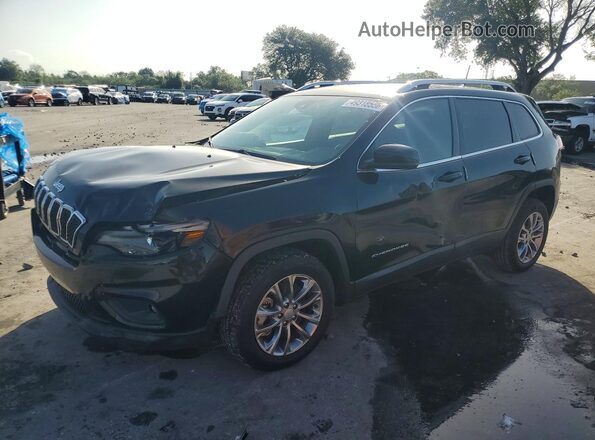 1C4PJLMX4MD143990 2021 JEEP CHEROKEE Черный Передняя левая четверть