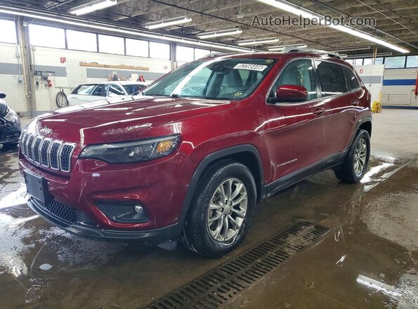 1C4PJLMX6MD127029 2021 JEEP CHEROKEE Красный Передняя левая четверть
