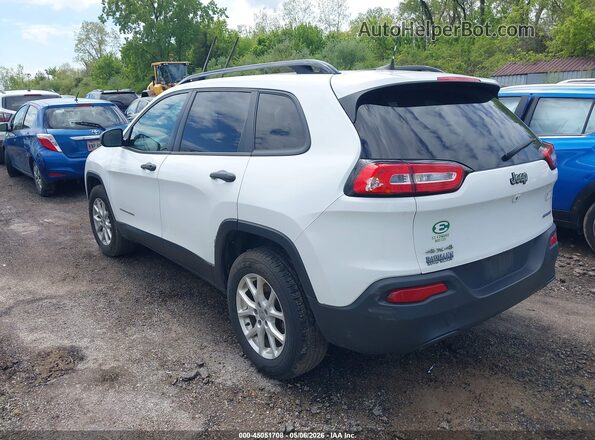 1C4PJMAB5GW245533 2016 JEEP CHEROKEE Белый Задняя левая четверть