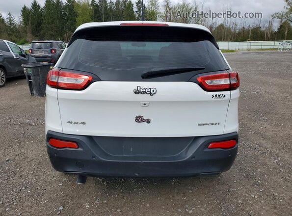 1C4PJMAB6HW608018 2017 JEEP CHEROKEE Белый Вид сзади