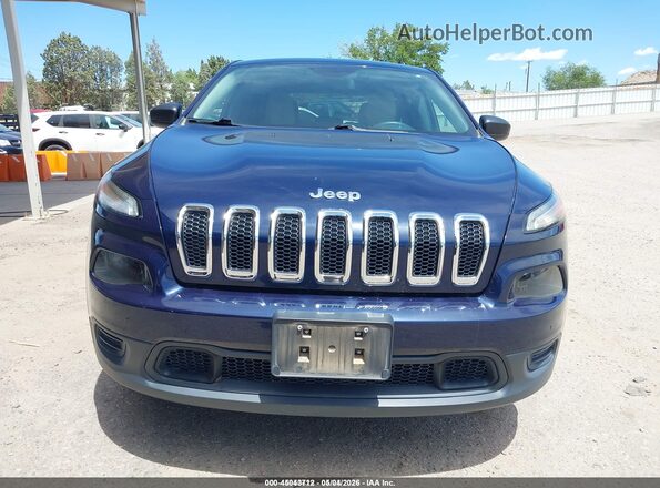 1C4PJMAB7GW313962 2016 JEEP CHEROKEE Dark Blue 