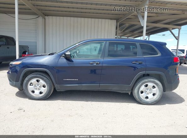 1C4PJMAB7GW313962 2016 JEEP CHEROKEE Dark Blue 