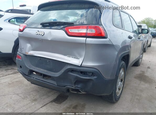 1C4PJMAS0HD229298 2017 JEEP CHEROKEE Gray Front view