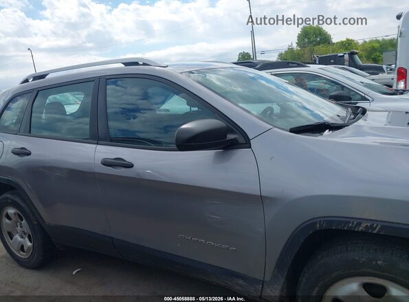 1C4PJMAS0HD229298 2017 JEEP CHEROKEE Gray Rear interior view