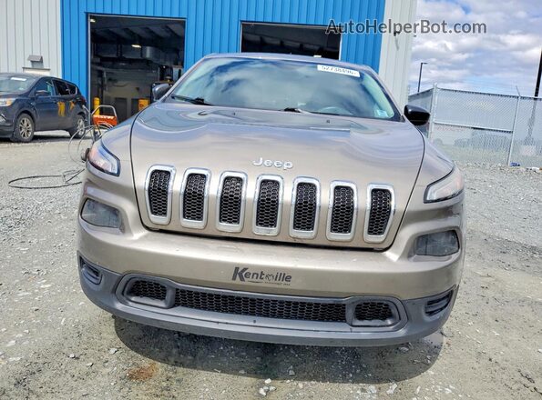 1C4PJMAS5HW509786 2017 JEEP CHEROKEE Tan Vista frontal
