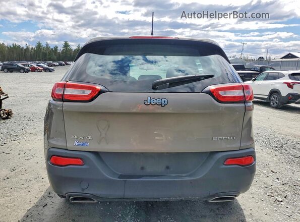 1C4PJMAS5HW509786 2017 JEEP CHEROKEE Tan Vista trasera