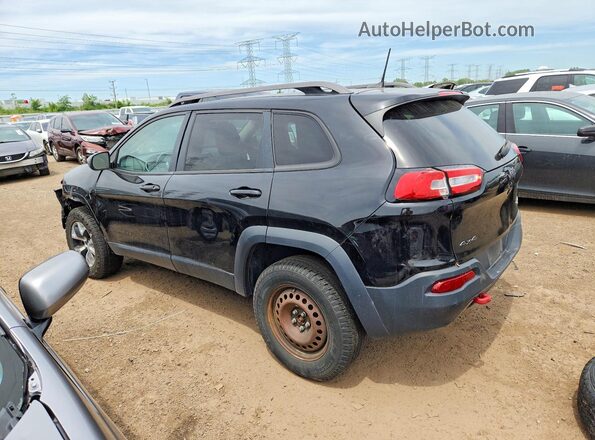 1C4PJMBBXHW521110 2017 JEEP CHEROKEE Черный Задняя левая четверть