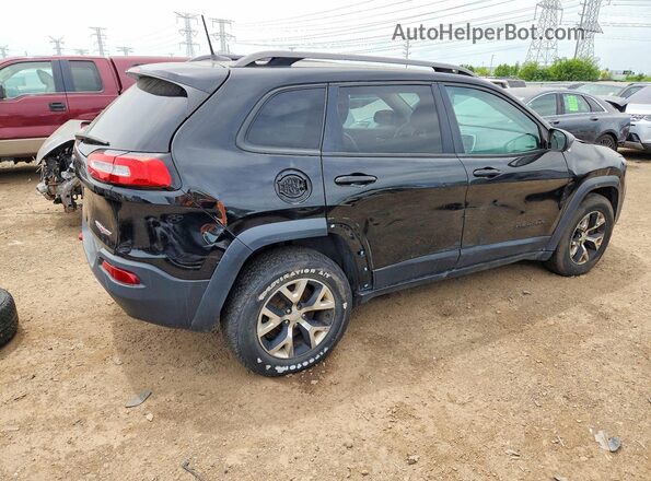 1C4PJMBBXHW521110 2017 JEEP CHEROKEE Черный Задняя правая четверть