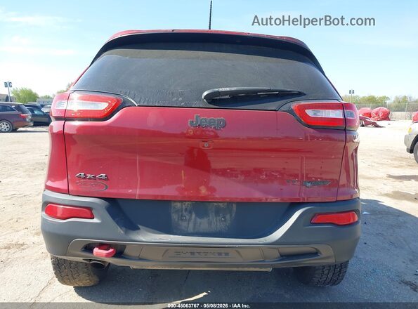 1C4PJMBBXHW635107 2017 JEEP CHEROKEE Бордовый 