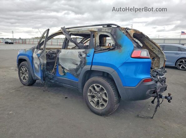 1C4PJMBN5LD540999 2020 JEEP CHEROKEE Синий Задняя левая четверть