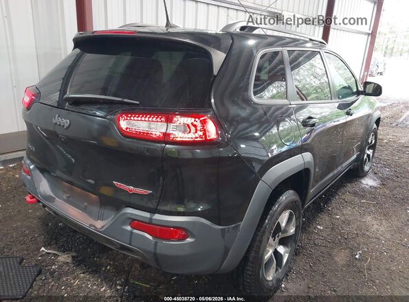 1C4PJMBS2GW124537 2016 JEEP CHEROKEE Черный Задняя правая четверть