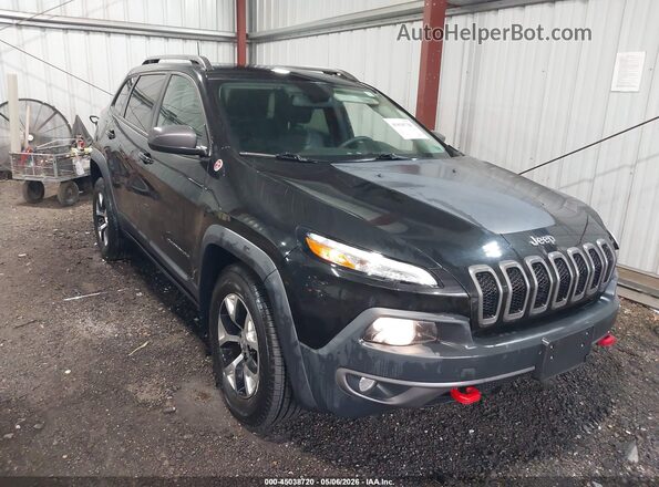 1C4PJMBS2GW124537 2016 JEEP CHEROKEE Черный Передняя правая четверть