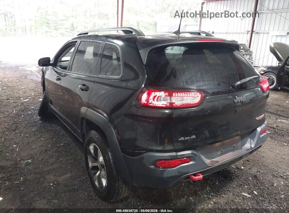 1C4PJMBS2GW124537 2016 JEEP CHEROKEE Черный Задняя левая четверть