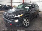 2016 Jeep Cherokee Trailhawk Черный vin: 1C4PJMBS2GW124537