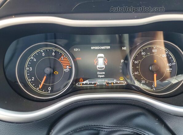 1C4PJMBS2GW269450 2016 JEEP CHEROKEE Серый Вид щитка приборов