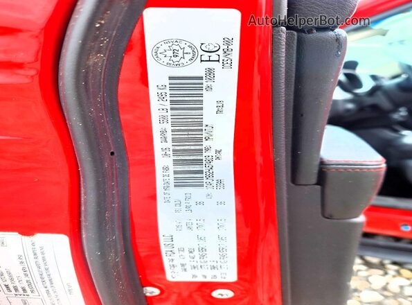 1C4PJMBS2HW574819 2017 JEEP CHEROKEE Red Вид наклейки з VIN-кодом