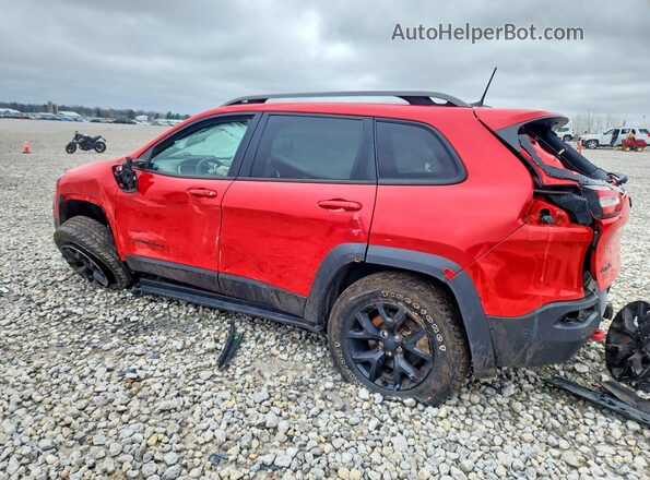 1C4PJMBS2HW574819 2017 JEEP CHEROKEE Red Задня ліва чверть