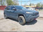 2017 Jeep Cherokee Trailhawk 4x4 Gray vin: 1C4PJMBS4HW500916