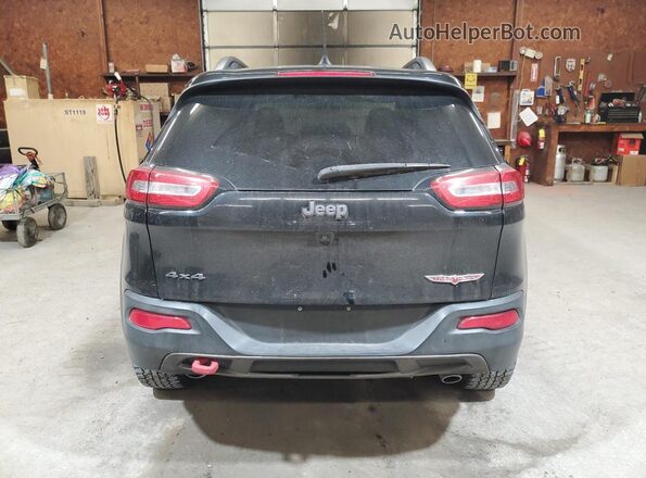 1C4PJMBS4HW629027 2017 JEEP CHEROKEE Черный Вид сзади