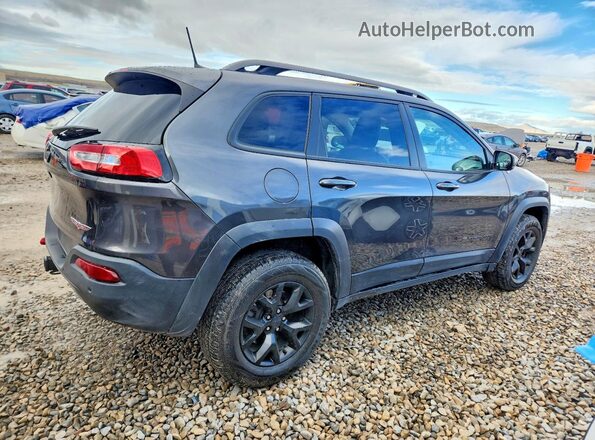 1C4PJMBS5HW564415 2017 JEEP CHEROKEE Серый Задняя правая четверть