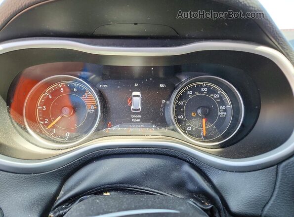1C4PJMBS8GW246979 2016 JEEP CHEROKEE Gray Սարքավորումների վահանակի տեսք