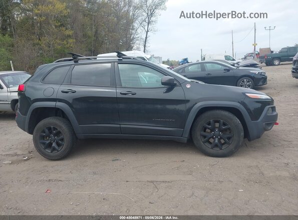 1C4PJMBS9GW299853 2016 JEEP CHEROKEE Black Vista interior trasera