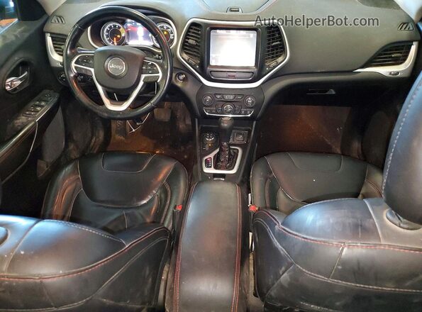 1C4PJMBSXGW219850 2016 JEEP CHEROKEE Черный Вид панели приборов