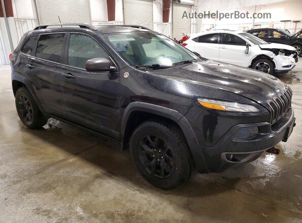1C4PJMBSXGW219850 2016 JEEP CHEROKEE Черный Передняя правая четверть