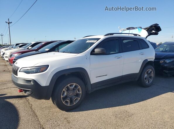 1C4PJMBX0KD288823 2019 JEEP CHEROKEE White Առջևի ձախ երեք քառորդ տեսարան