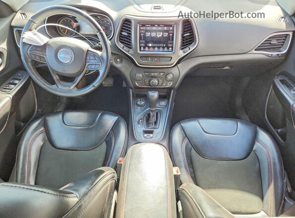 1C4PJMBX0KD397542 2019 JEEP CHEROKEE Белый Вид панели приборов