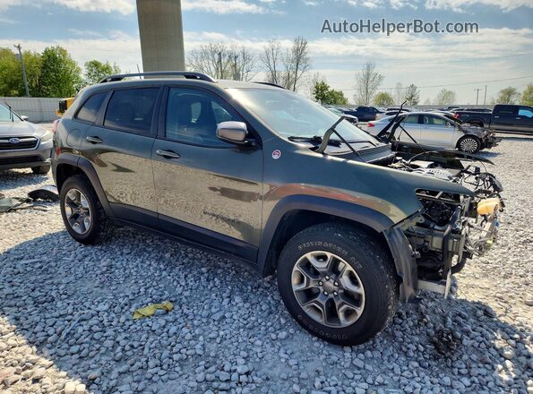 1C4PJMBX0KD431124 2019 JEEP CHEROKEE Green Передня права чверть