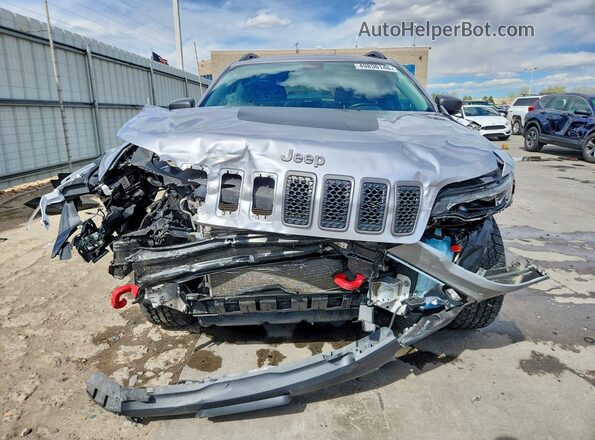 1C4PJMBX0LD571918 2020 JEEP CHEROKEE Серебряный Вид спереди