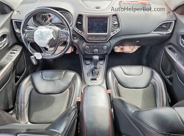 1C4PJMBX0LD571918 2020 JEEP CHEROKEE Серебряный Вид панели приборов