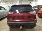 2021 Jeep Cherokee Trailhawk Maroon vin: 1C4PJMBX1MD246308