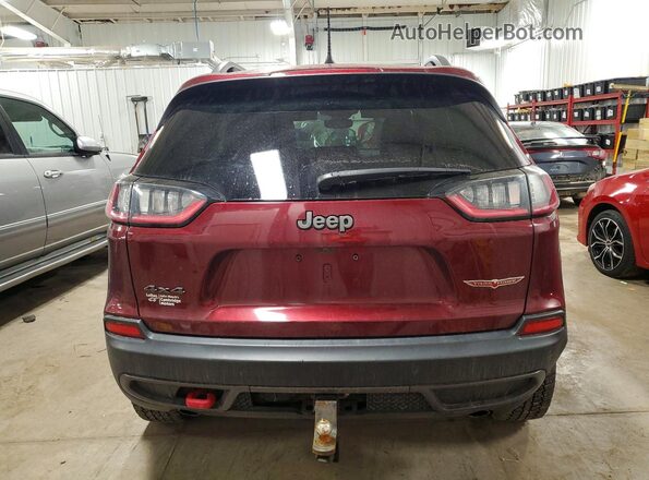1C4PJMBX1MD246308 2021 JEEP CHEROKEE Maroon Widok z tyłu