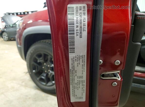 1C4PJMBX1MD246308 2021 JEEP CHEROKEE Maroon Widok komory silnika