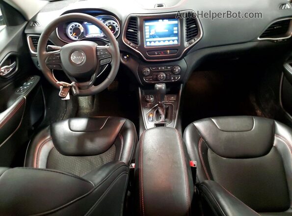 1C4PJMBX1MD246308 2021 JEEP CHEROKEE Maroon Widok deski rozdzielczej