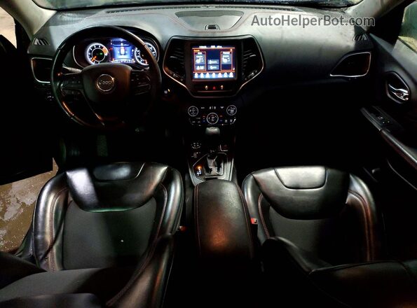 1C4PJMBX2MD180853 2021 JEEP CHEROKEE Green Dashboard view