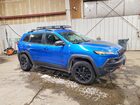 2018 Jeep Cherokee Trailhawk Blue vin: 1C4PJMBX3JD529904