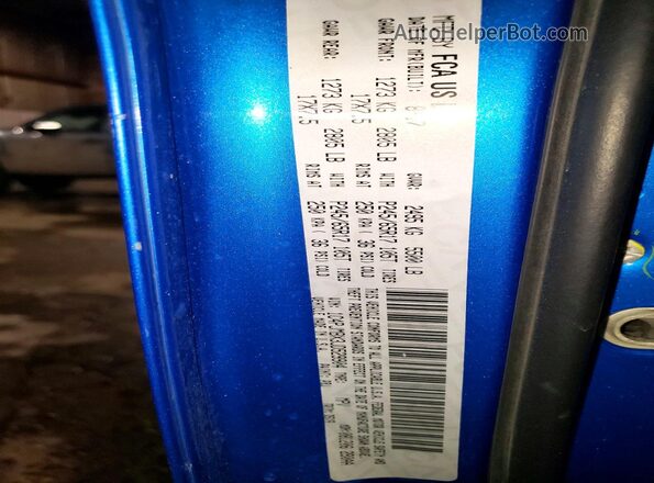 1C4PJMBX3JD529904 2018 JEEP CHEROKEE Blue Widok naklejki z numerem VIN