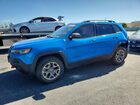 2021 Jeep Cherokee Trailhawk Blue vin: 1C4PJMBX4MD209964
