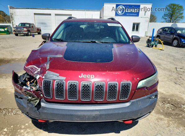 1C4PJMBXXKD483490 2019 JEEP CHEROKEE Красный Вид спереди