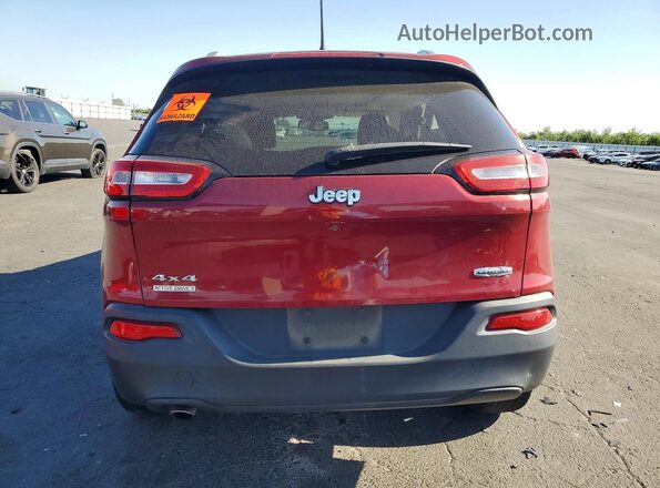 1C4PJMCB0GW236591 2016 JEEP CHEROKEE Burgundy Հետևի տեսք