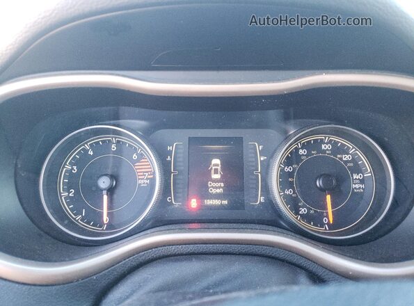 1C4PJMCB0GW286892 2016 JEEP CHEROKEE Серый Вид щитка приборов