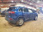 2018 Jeep Cherokee Latitude Синий vin: 1C4PJMCB0JD547425