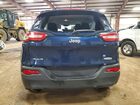 2018 Jeep Cherokee Latitude Синий vin: 1C4PJMCB0JD547425