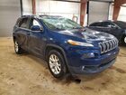 2018 Jeep Cherokee Latitude Синий vin: 1C4PJMCB0JD547425