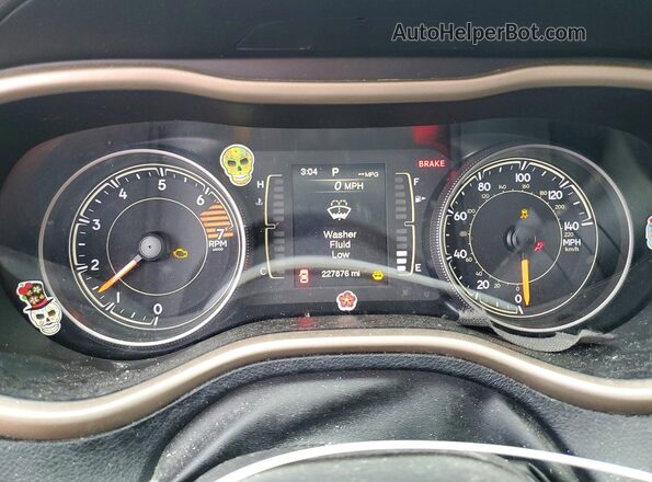 1C4PJMCB0JD547425 2018 JEEP CHEROKEE Синий Вид щитка приборов