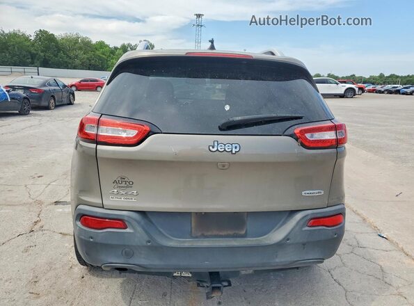1C4PJMCB1HW621854 2017 JEEP CHEROKEE Бежевый Вид сзади